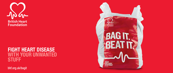 British Heart Foundation Bag It. Beat. It.